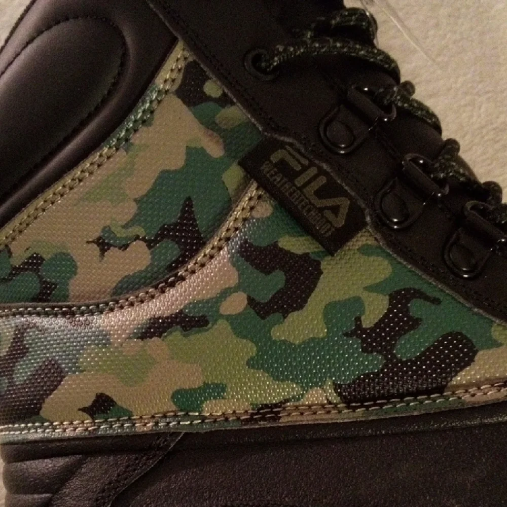 FILA Camouflage Waterproof Boots CAMO SIZE 7 NEW